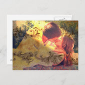 Ein Kuss zum Schlafen Schönheit Postkarte (Vorne/Hinten)