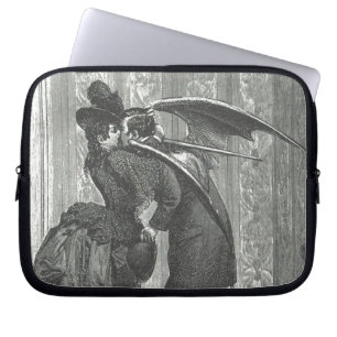 Ein Kussviktorianischer/gotischer Vampire 10" Laptopschutzhülle