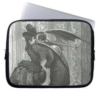 Ein Kussviktorianischer/gotischer Vampire 10" Laptopschutzhülle
