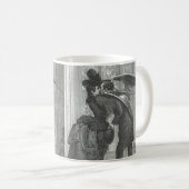 Ein Kussviktorianischer/gotischer Winged Vampire Kaffeetasse (VorderseiteRechts)
