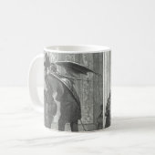 Ein Kussviktorianischer/gotischer Winged Vampire Kaffeetasse (Vorderseite Links)