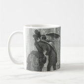 Ein Kussviktorianischer/gotischer Winged Vampire Kaffeetasse (Links)