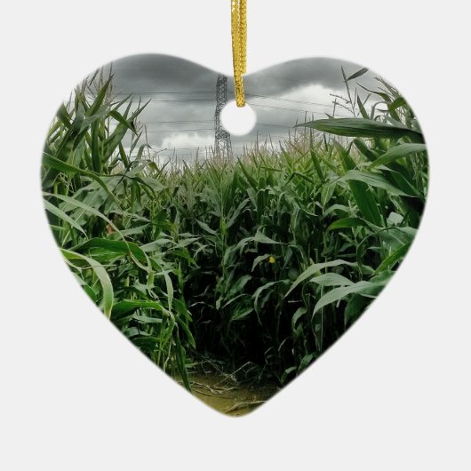 Ein Labyrinth von Mais Keramikornament (Vorne)