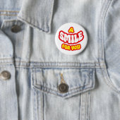 Ein Lächeln für Ihr Abzeichen/ Button (Beispiel)