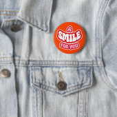 Ein Lächeln für Ihr Abzeichen/ Button (Beispiel)