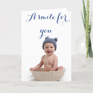 Ein Lächeln für Sie… Karte