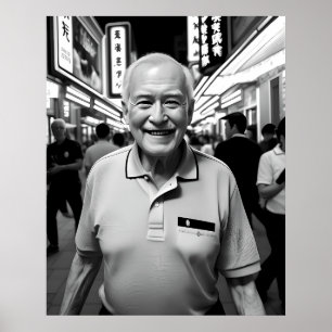 Ein Lächeln in der Neonnacht Poster