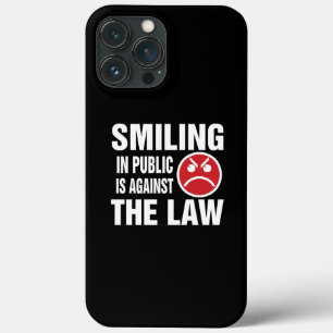 Ein Lächeln in der Öffentlichkeit ist gegen das Ge Case-Mate iPhone Hülle