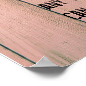 Ein Lächeln ist das beste Makeup, das jedes Mädche Poster (Ecke)