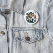 ein lächelnder Fisch Button (Beispiel)