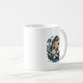 ein lächelnder Fisch Kaffeetasse (VorderseiteRechts)