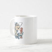 ein lächelnder Fisch Kaffeetasse (Vorderseite Links)