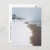Ein Lakeshore Winter Postkarte (Vorne/Hinten)