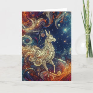 Ein Lama am Himmel Karte