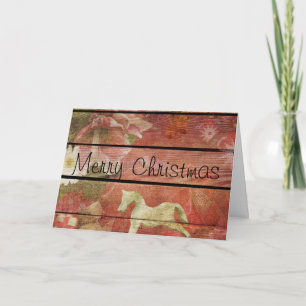 Ein Land frohe Weihnachts-Grußkarte Feiertagskarte