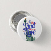 Ein Land in Liebe Button (Vorne & Hinten)