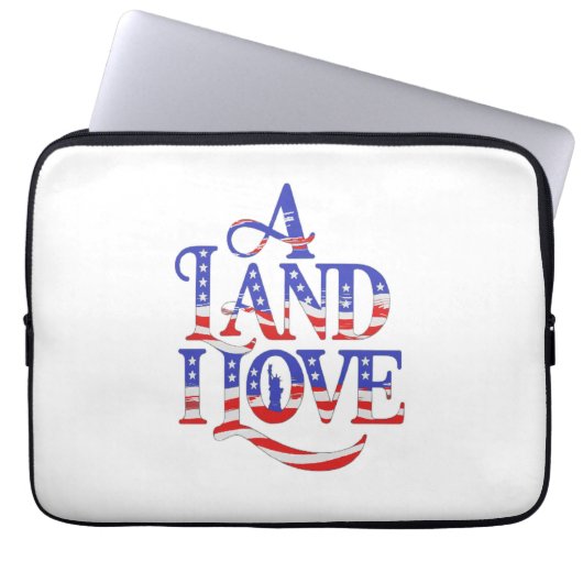 Ein Land in Liebe Laptopschutzhülle (Vorderseite)