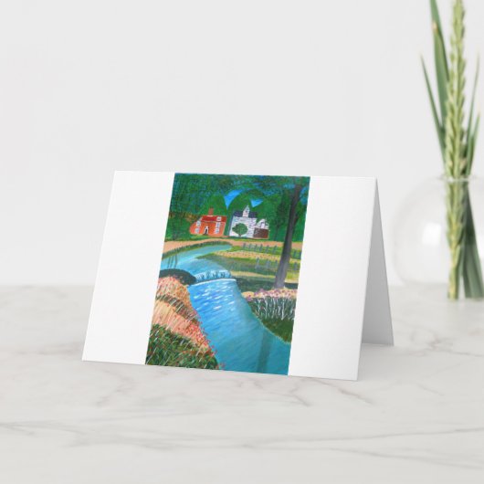 Ein Länderstream Feiertagskarte (Vorderseite)