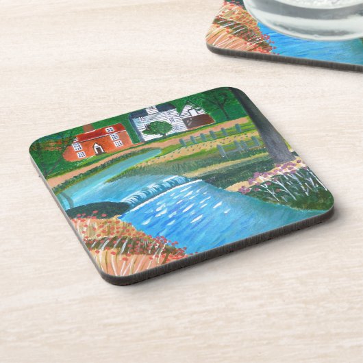 Ein Länderstream Untersetzer (Linke Seite)