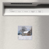 Ein Landhaus in der Abenddämmerung Magnet (In Situ (Geschirrspüler))
