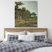 Ein Landhaus Leinwanddruck (Insitu (Schlafzimmer))