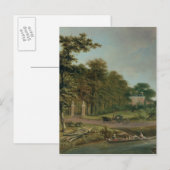 Ein Landhaus Postkarte (Vorne/Hinten)