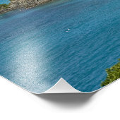 Ein landschaftliche von Caneel Bay von einer Straß Fotodruck (Ecke)