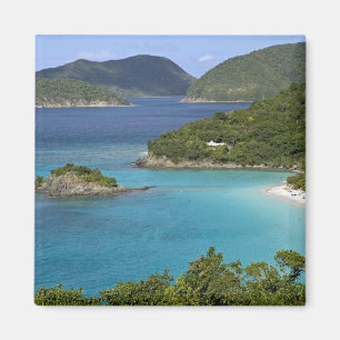 Ein landschaftliche von Caneel Bay von einer Straß Magnet