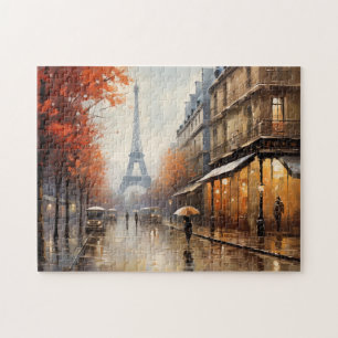 Ein Landschaftlicher Herbsttag in Paris Puzzle