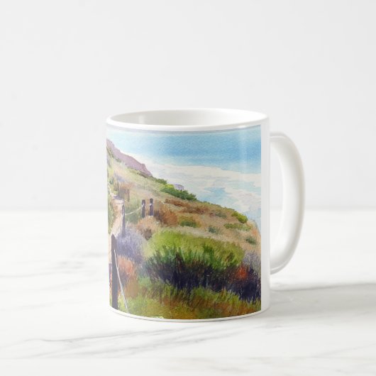 Ein landschaftlicher Weg innerhalb des Torrey Pine Kaffeetasse (VorderseiteRechts)