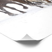 Ein landschaftlicher Winter Fotodruck (Ecke)