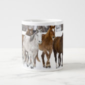 Ein landschaftlicher Winter Jumbo-Tasse (Vorderseite)