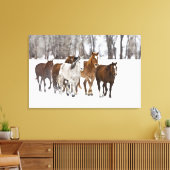Ein landschaftlicher Winter Leinwanddruck (Insitu (Wohnzimmer))