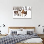 Ein landschaftlicher Winter Leinwanddruck (Insitu (Schlafzimmer))