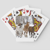 Ein landschaftlicher Winter Spielkarten (Rückseite)