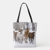 Ein landschaftlicher Winter Tasche (Rückseite)