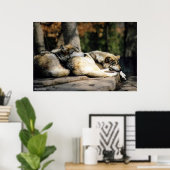 Ein langer Tag Poster (Heimbüro)