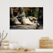 Ein langer Tag Poster (Küche)