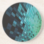 Ein langer Weg in Blau und Grün Getränkeuntersetzer (Vorne)