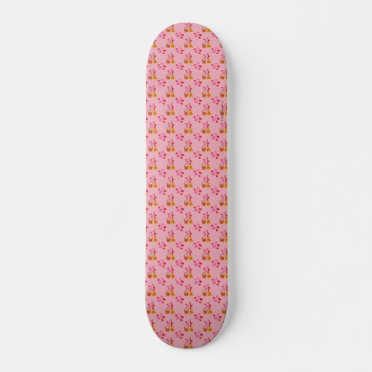 Ein langes Muster für eine Liebe Skateboard (Vorne)