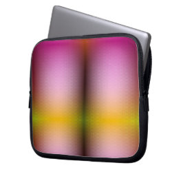 Ein Laptop teilweise in einer lebendigen Hülle Laptopschutzhülle