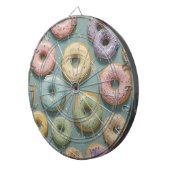 Ein Launiger Pastell-Donut-Traum Dartscheibe (Vorderseite rechts)