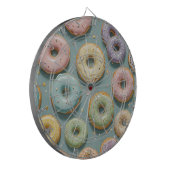 Ein Launiger Pastell-Donut-Traum Dartscheibe (Vorderseite Links)