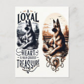 Ein lauschiger Schatz für Herz Postkarte (Vorderseite)