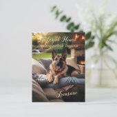 Ein lauwarmer Autumnal-Komfort Postkarte (Stehend Vorderseite)