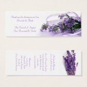 Ein Lavendel Sessing Sachet Tag (Vorne & Hinten)