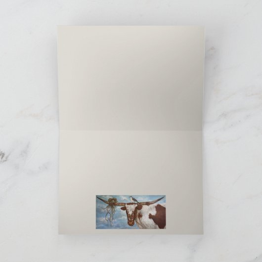 Ein Lazy Day in Texas Karte (Innenseite)