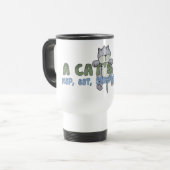 Ein Leben für Katzen Reisebecher (Vorderseite Links)
