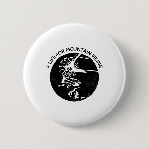 Ein Leben Für Mountainbiken (Fahrradfahrer Radfahr Button