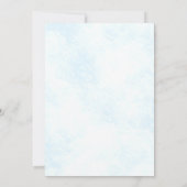 Ein Leben für Schmetterlinge beim Hochzeitscocktai Einladung (Rückseite)